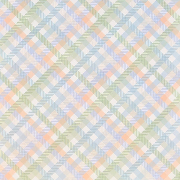 Punch Studio Up and Away Plaid Wrapping Paper