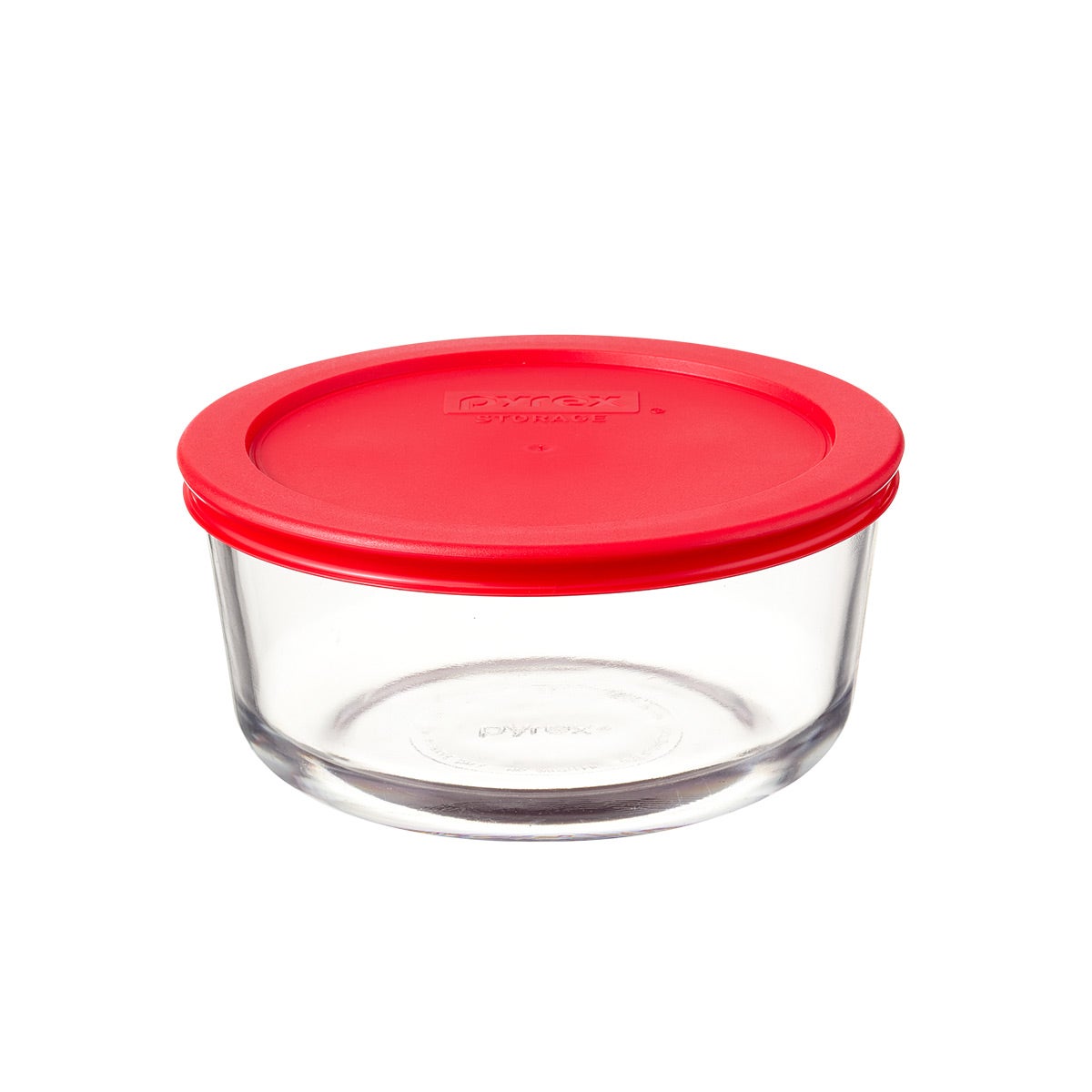 Pyrex 4 c. Round Glass Food Storage