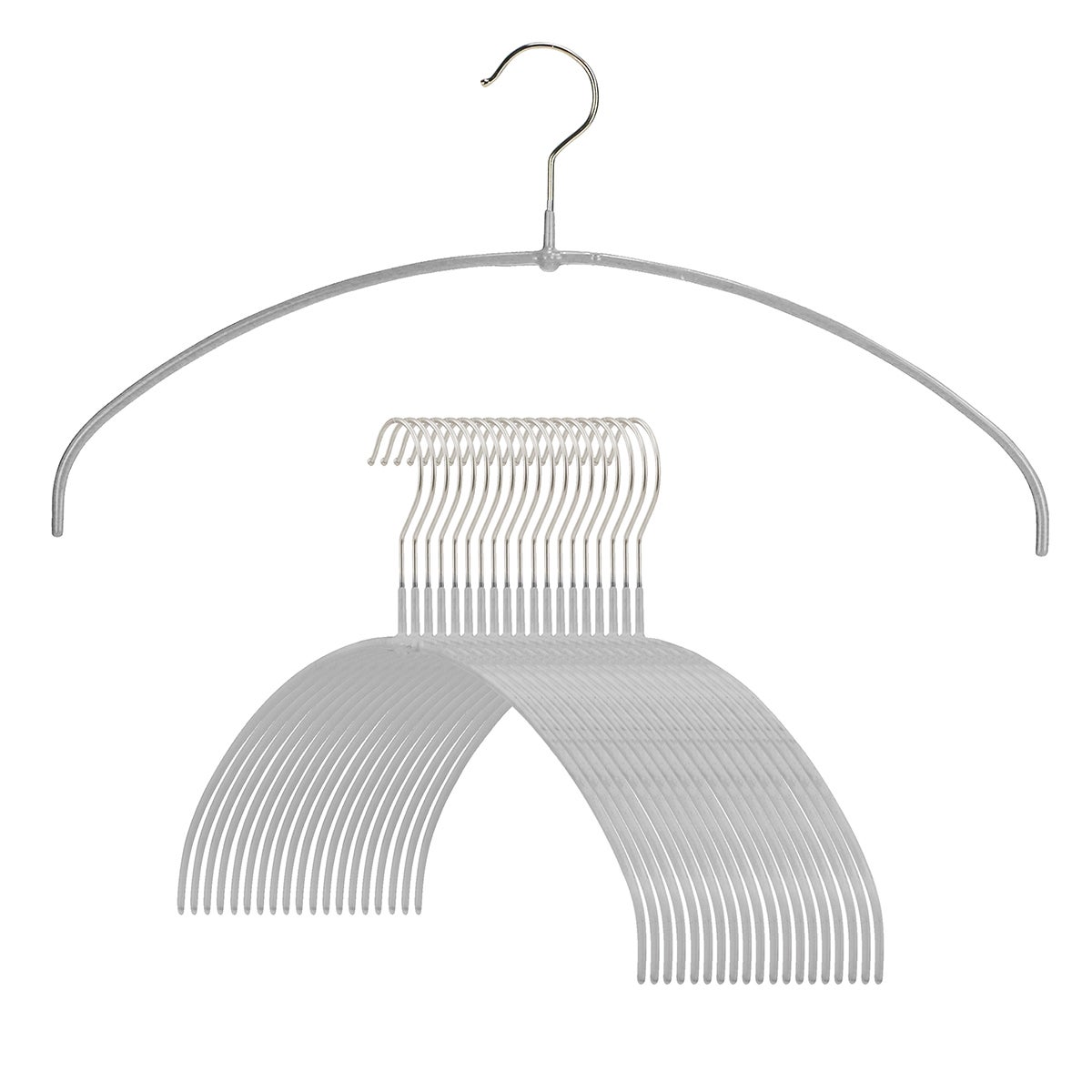 MAWA Space-Saving Euro Hanger 36-PT Silver Pkg/120