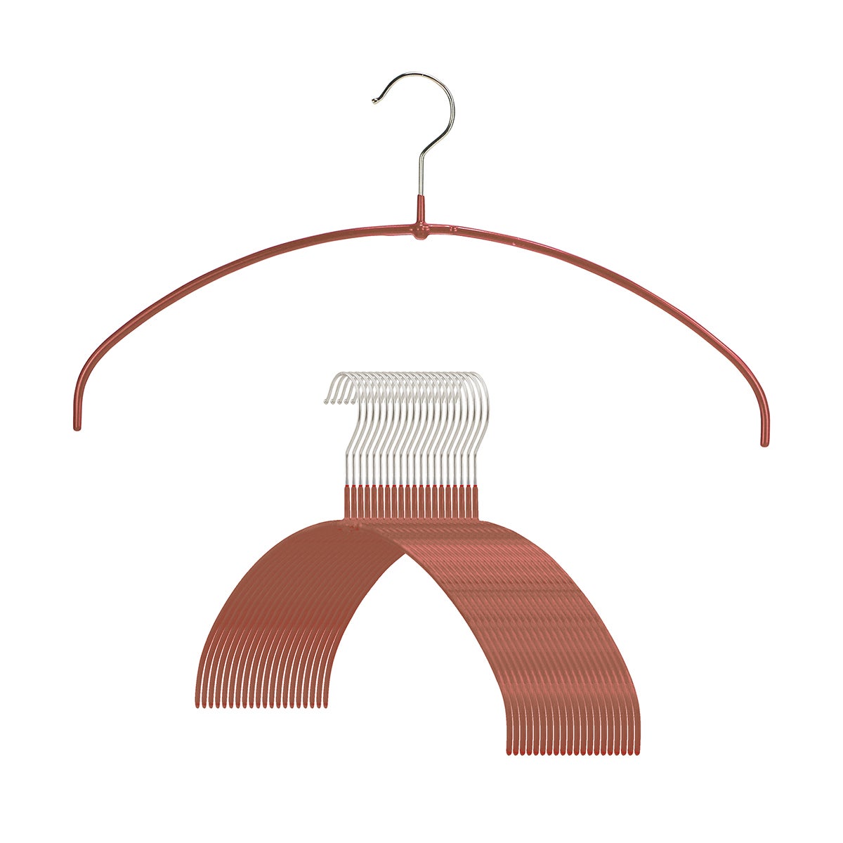 MAWA Space-Saving Euro Series Hanger 36-PT Copper Pkg/30