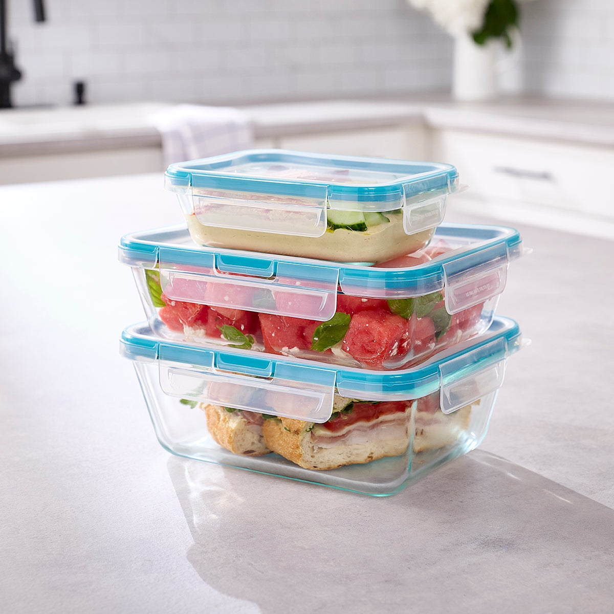 TrueSeal Glass Food Storage Container - Thumbnail 3