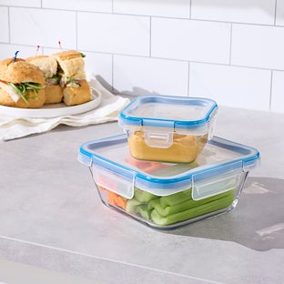 Snapware Total Solutions Square Glass Food Storage Container | The Container  Store