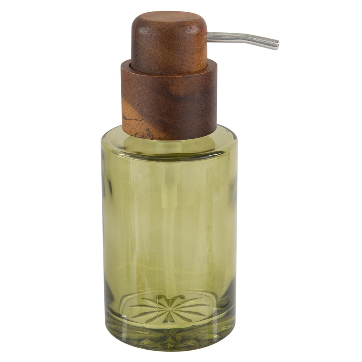 Moda Vaso Soap Dispenser Glass Pump Green