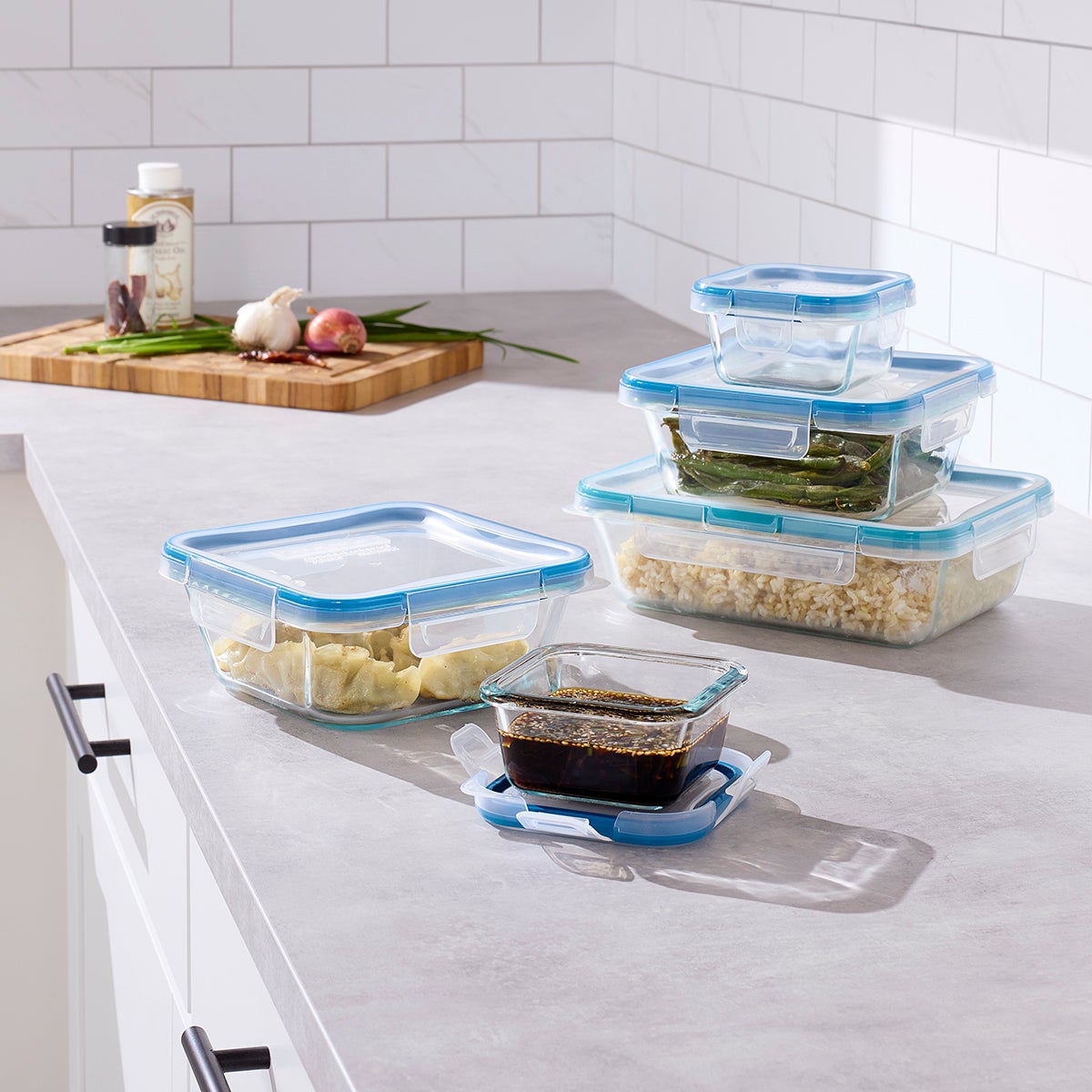 Snapware Total Solutions Glass Food Storage Container Set of 10