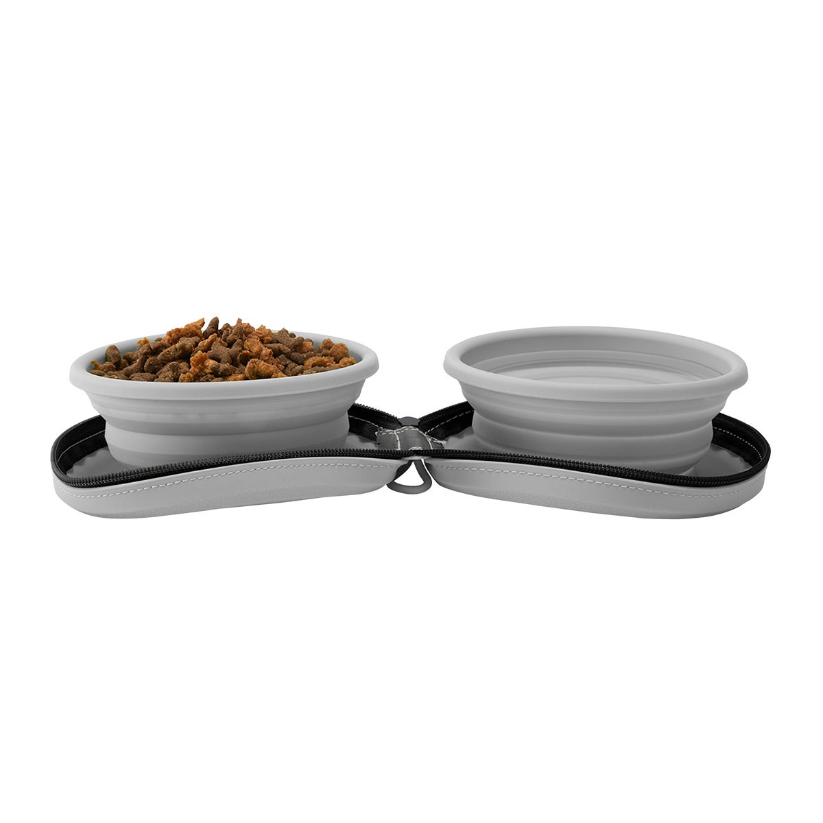 Moda P&F Collapsible Pet Bowl Set Grey