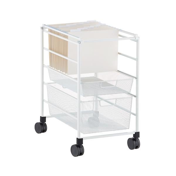 Elfa Letter Size File Cart - The Container Store