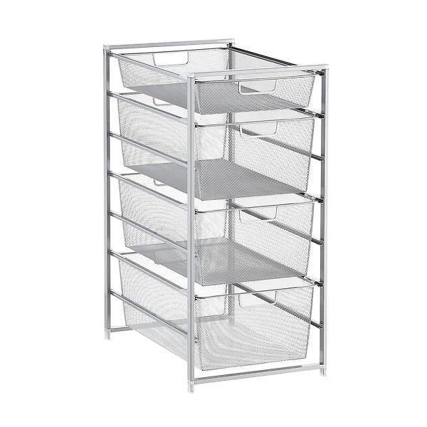 Elfa Mesh Narrow Drawer Solution