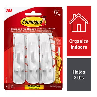 Command Adhesive Utility Hooks