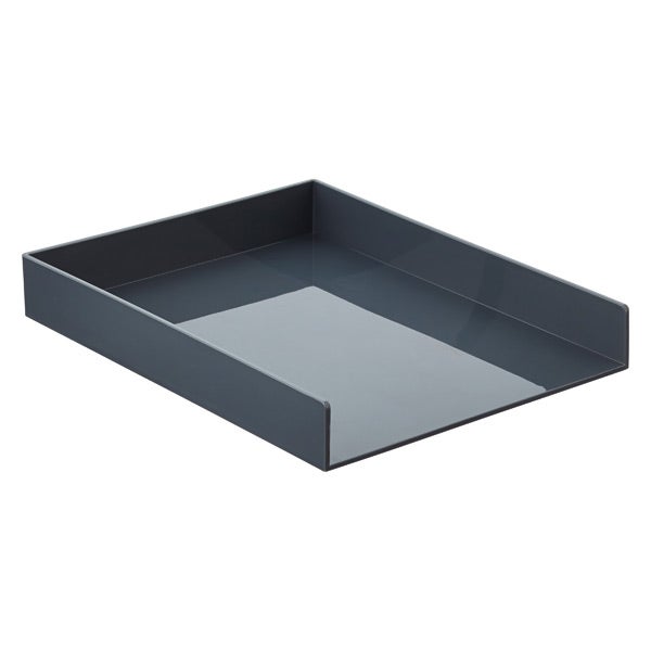 Sky Blue Poppin Stackable Letter Tray | The Container Store