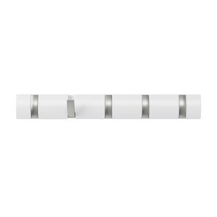 Umbra Whitewashed 5-Hook Flip Rack