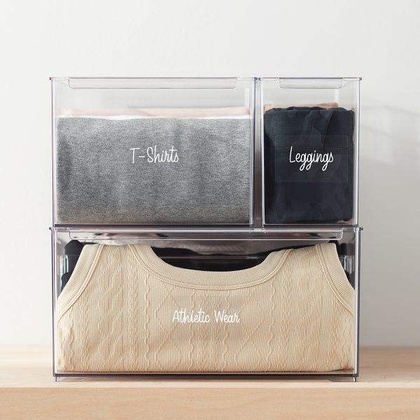 White Everything Organizer Bathroom & Closet Labels