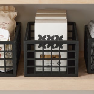 Marie Kondo Kocha Brown Shoji Bamboo Pantry Bins