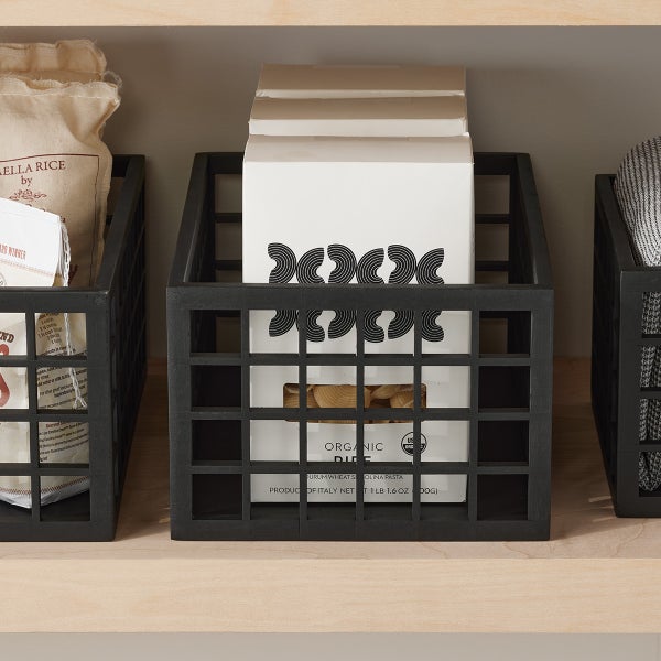 Marie Kondo Kocha Brown Shoji Bamboo Pantry Bins