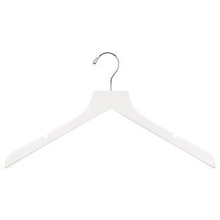 The Container Store Slim Wooden Hangers with Steel Hardware Pkg/10