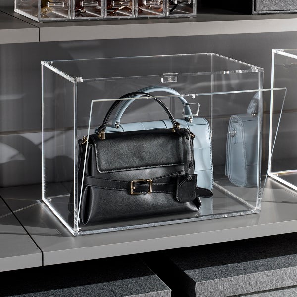 Luxe Acrylic Handbag Case The Container Store