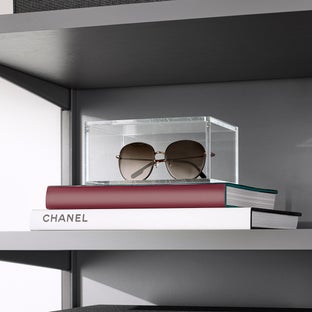 The Container Store Luxe Acrylic Hinged Box