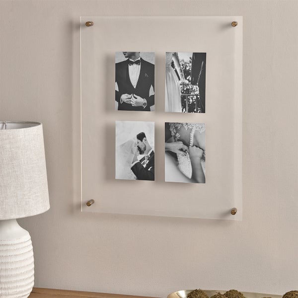 Russell and Hazel Acrylic Wall Photo Frame