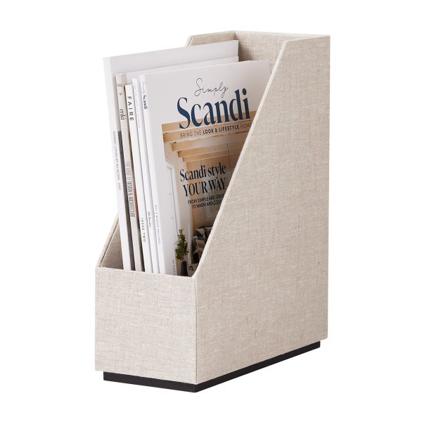 Marie Kondo Harmony Linen Magazine File