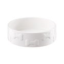 Park Life Manor White Ceramic Pet Bowl | The Container Store