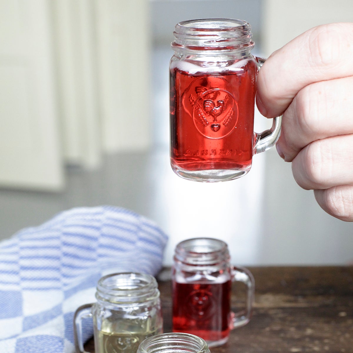 Kikkerland Mason Jar Shot Glasses - Thumbnail 2