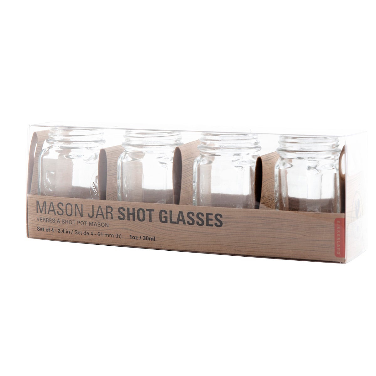 Kikkerland Mason Jar Shot Glasses - Thumbnail 3