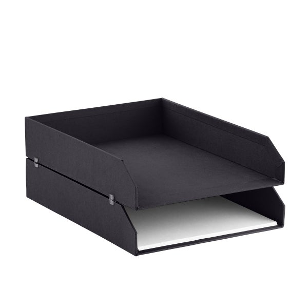Bigso Marten Set of 2 Stackable Letter Trays