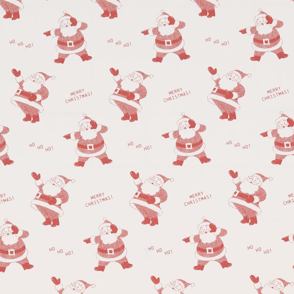 waste not paper Newsprint Santa Wrapping Paper