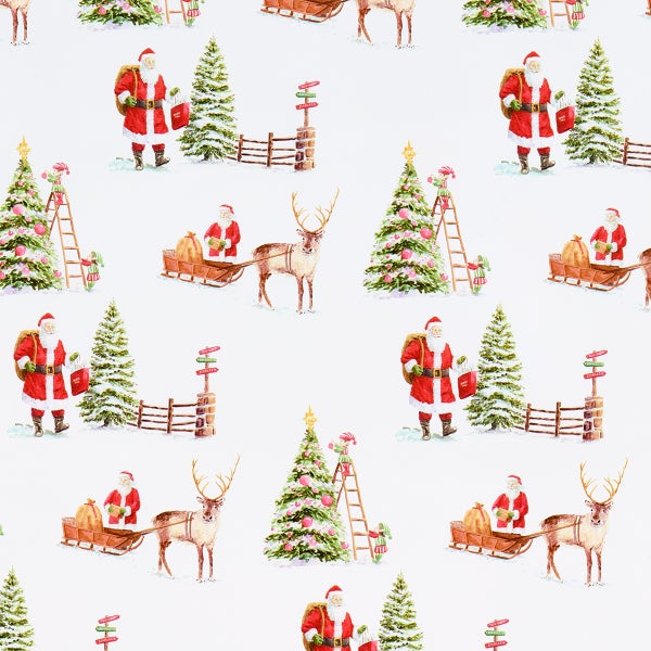 Taylor Paladino North Pole Santa Wrapping Paper