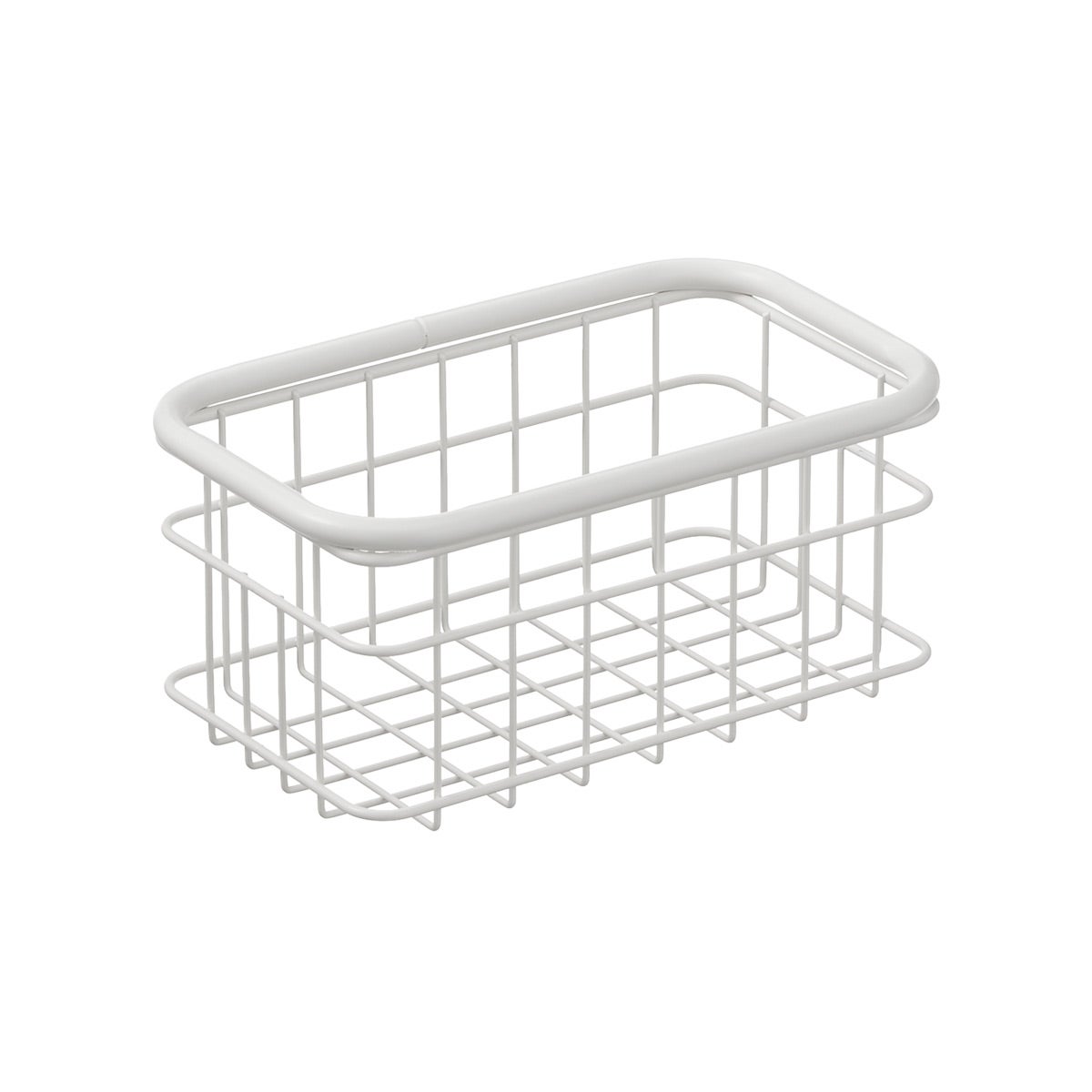 The Container Store Small Urban Wire Bin White