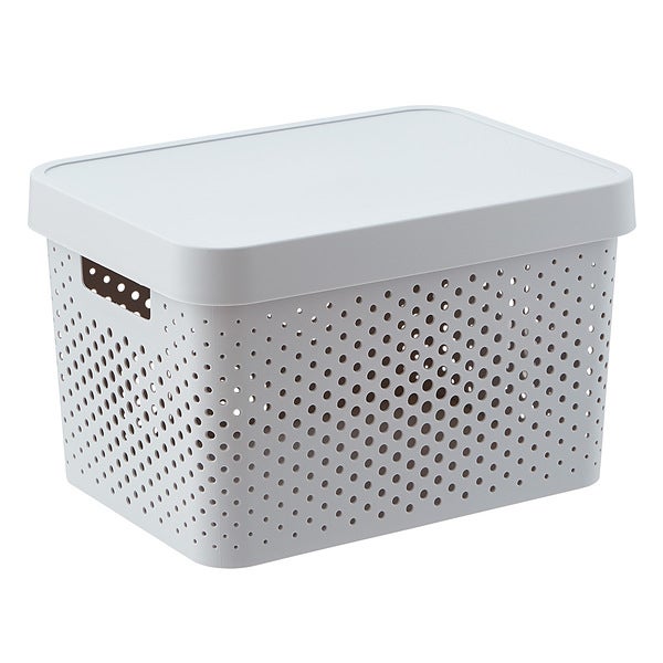Curver Infinity Plastic Storage Boxes with Lids