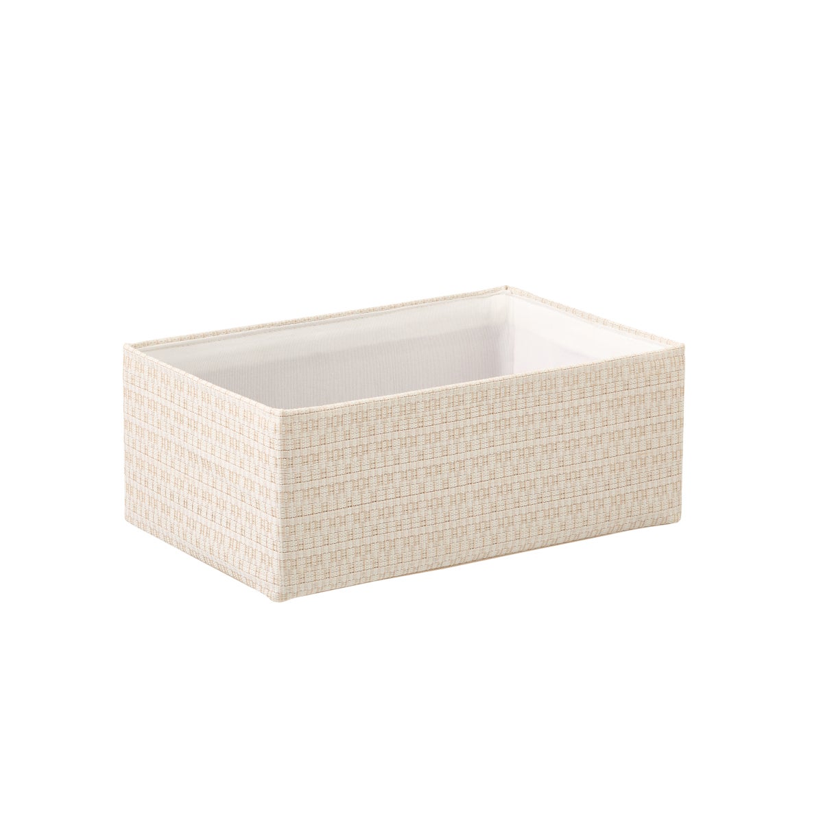 The Container Store Medium Kiva Storage Bin Linen