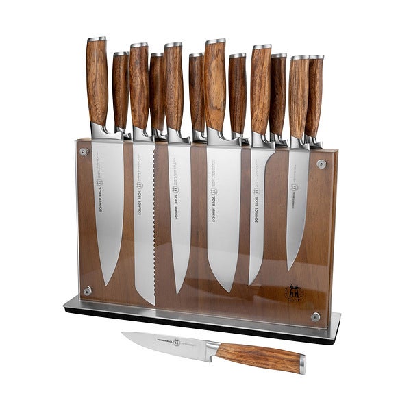 【中古】 BROTHERZ　＆　SISTERZ/ＣＤ/COCA-11980 Schmidt Brothers Zebra Wood Knife Block Brown Set of 15 | The