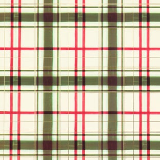 waste not paper Holiday Painted Plaid  Wrapping Paper