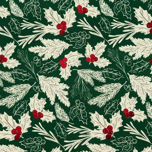 waste not paper Sketch Evergreen Wrapping Paper