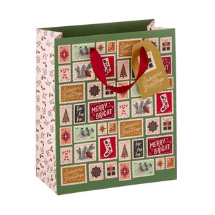 Fringe Studio Vintage Stamps Gift Bag