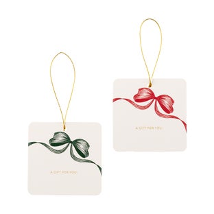 Design Design Good Tidings Bow Gift Tags Pkg/6