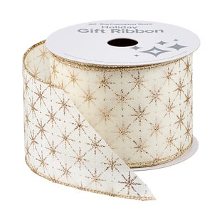 Wide Gold Stars Ribbon