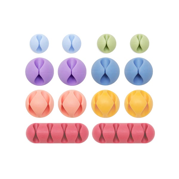 Wrap-It Assorted Cable Clips Pkg/14 | The Container Store