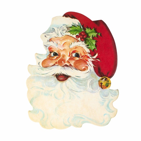 Hester & Cook Die Cut Santa Placemats Pkg/12