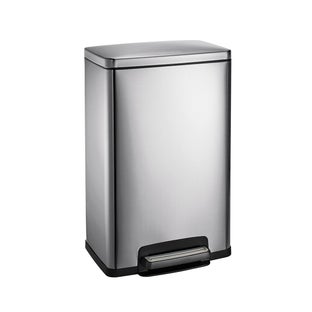 Tramontina 13 Gallon Stainless Steel Step Trash Can
