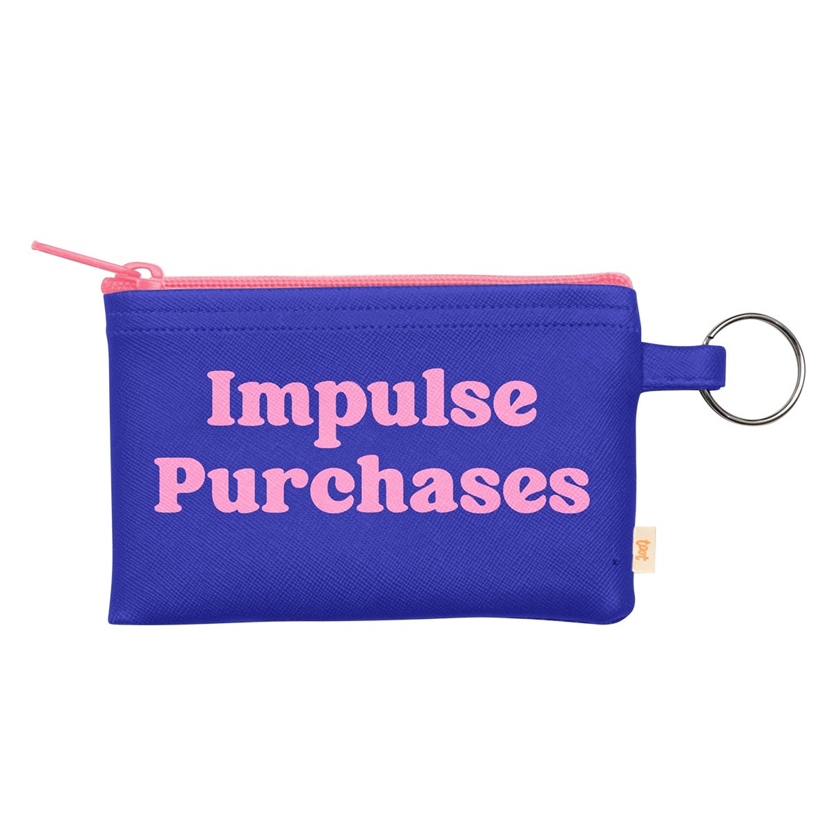 Talking Out of Turn Impulse Purchases Coin Pouch Blue