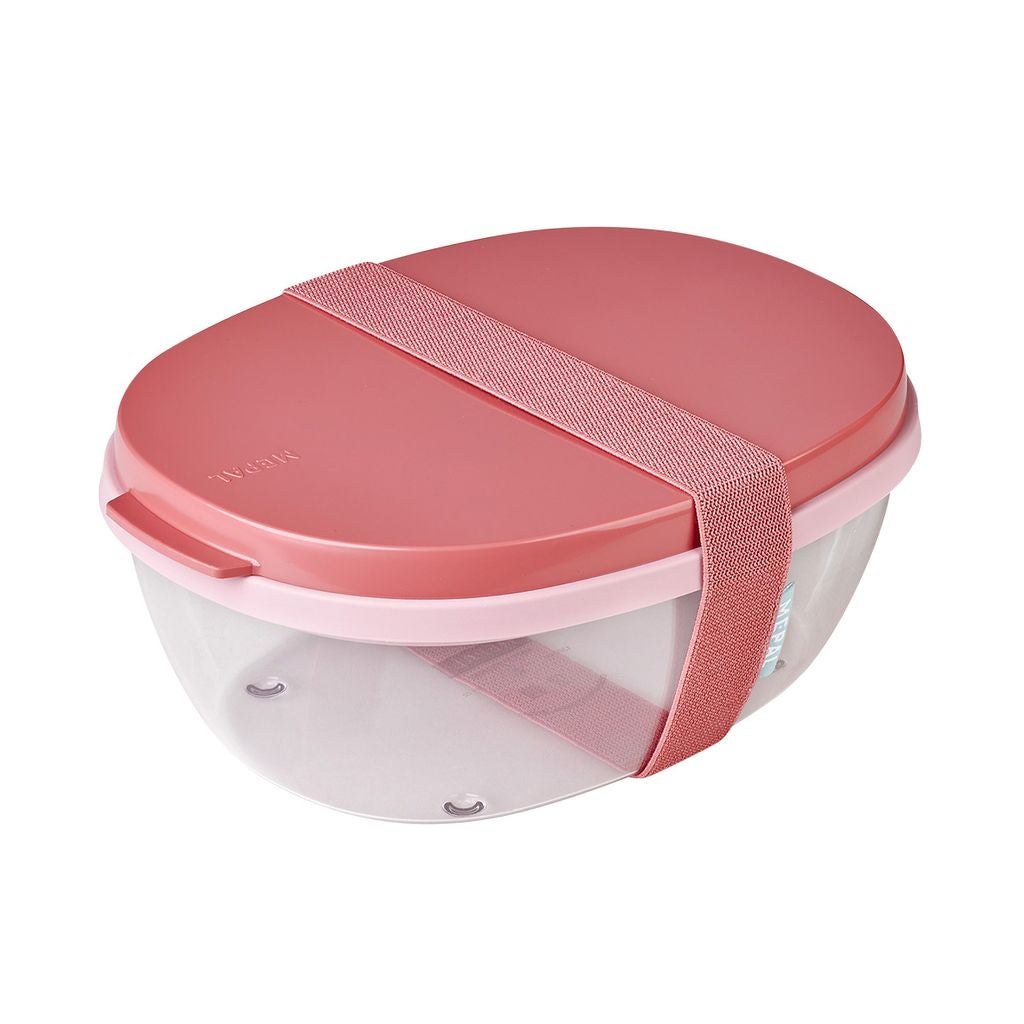 Mepal ELLIPSE On-The-Go Salad Box Vivid Mauve