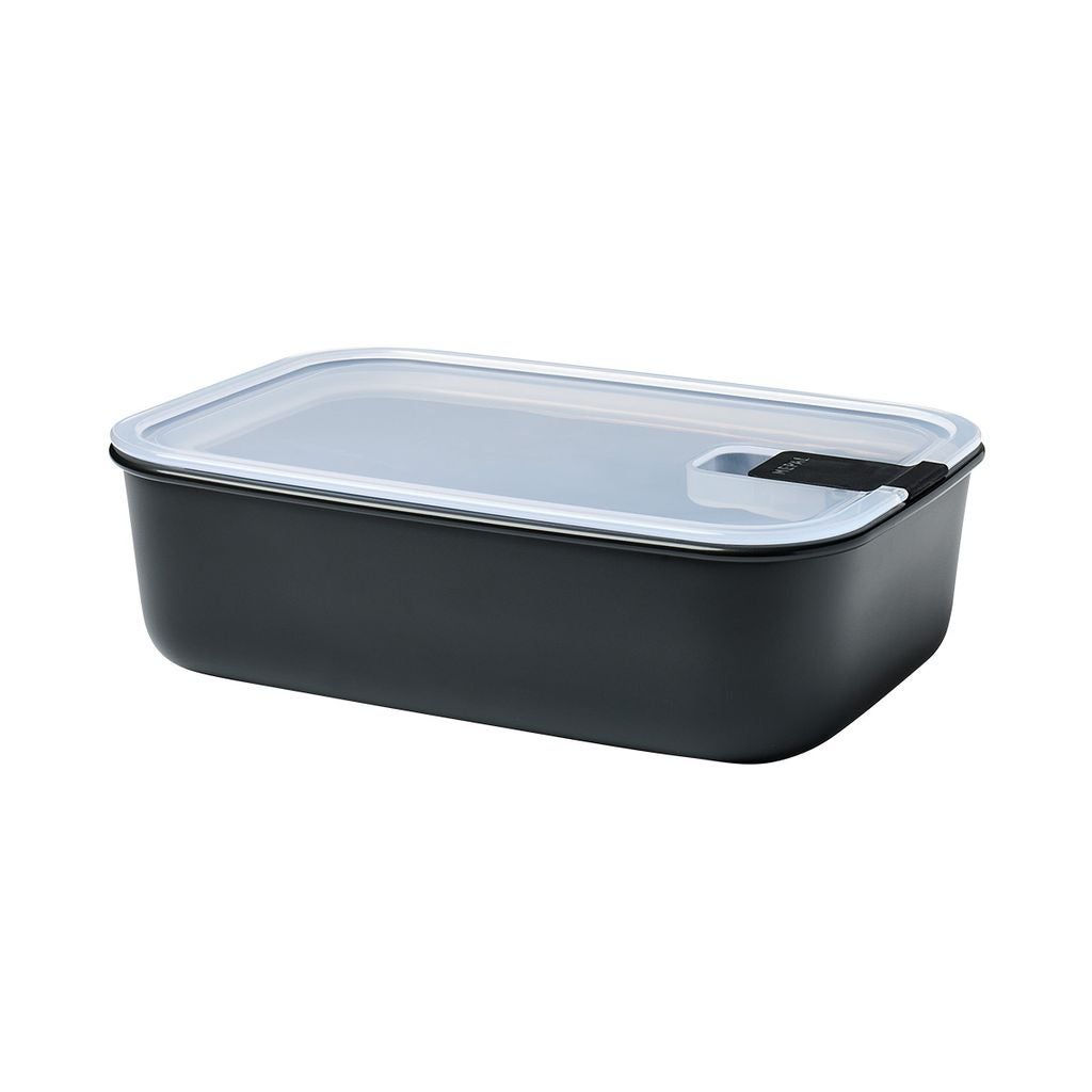 Mepal 51oz. EASYCLIP Rectangular Box Nordic-Black