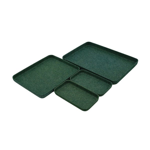 Welaxy Felt Rectangular Catchall Tray Pkg/4