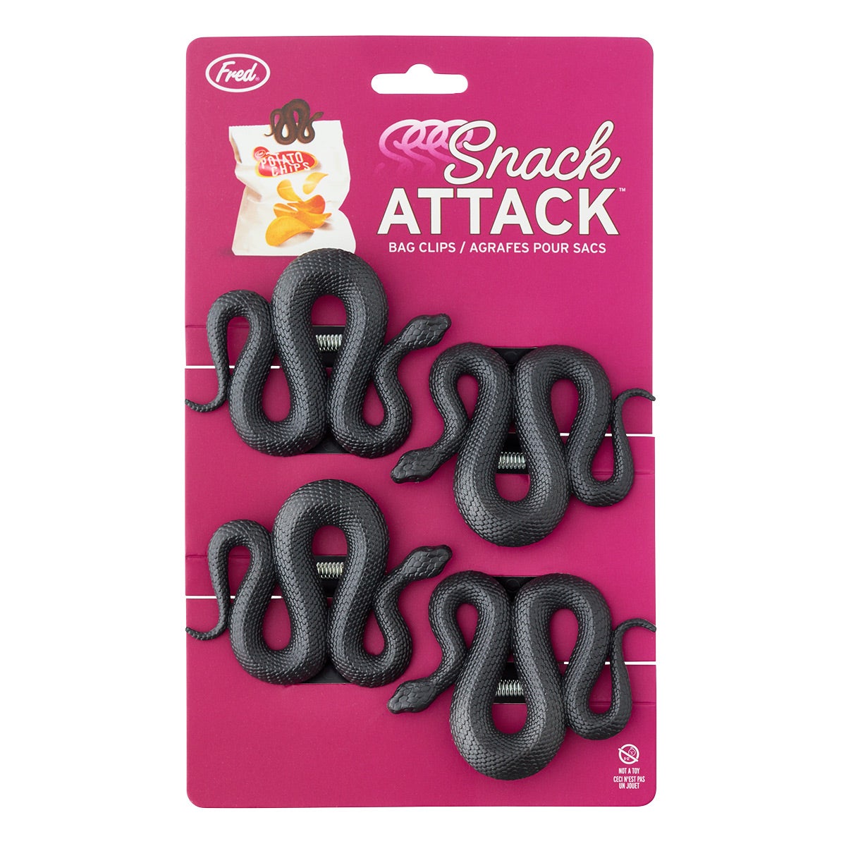 Sssnack Attack - Snake Bag Clips - Thumbnail 3