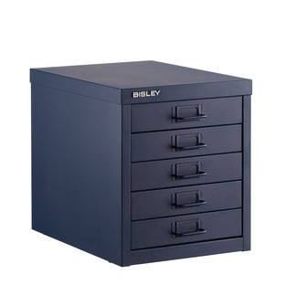 Bisley Yellow 5-Drawer Cabinet