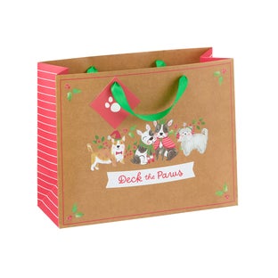 Mara-Mi Christmas Pups Gift Bag