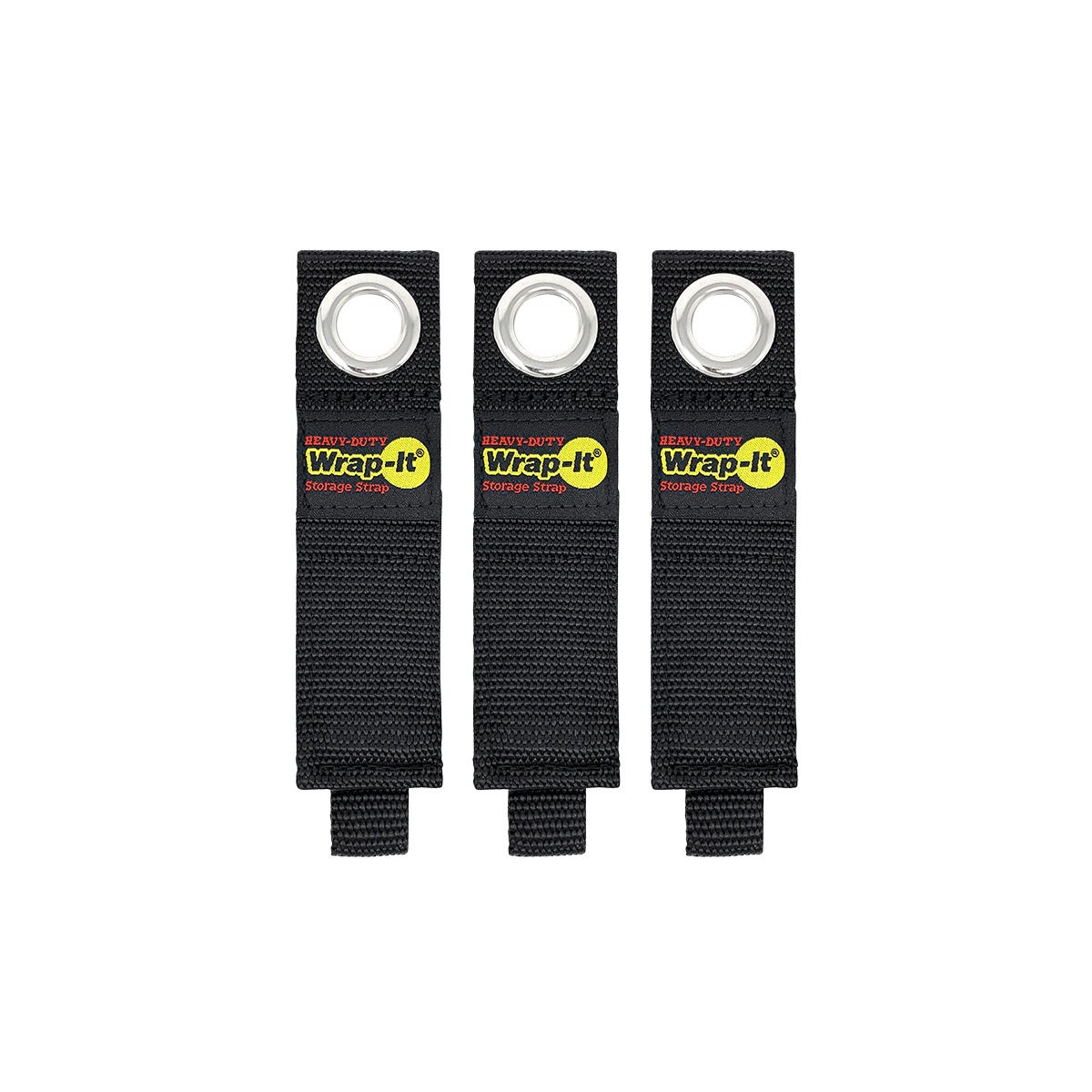 Wrap It Heavy Duty Straps Black Pkg/3