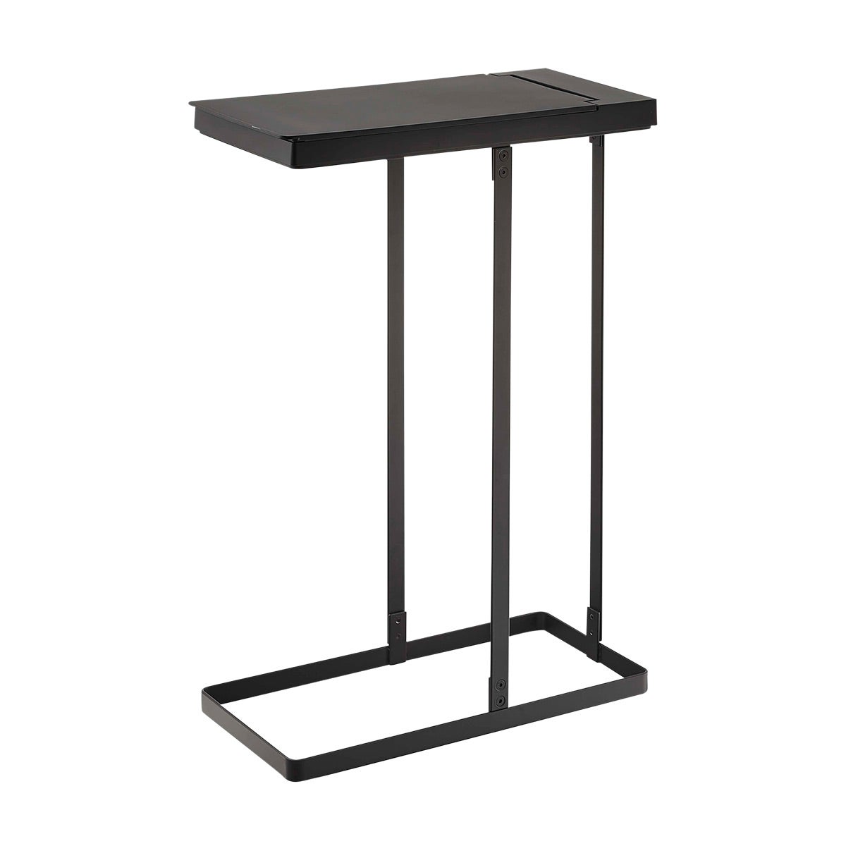 Yamazaki Home Lidded Garbage Bag Holder Black