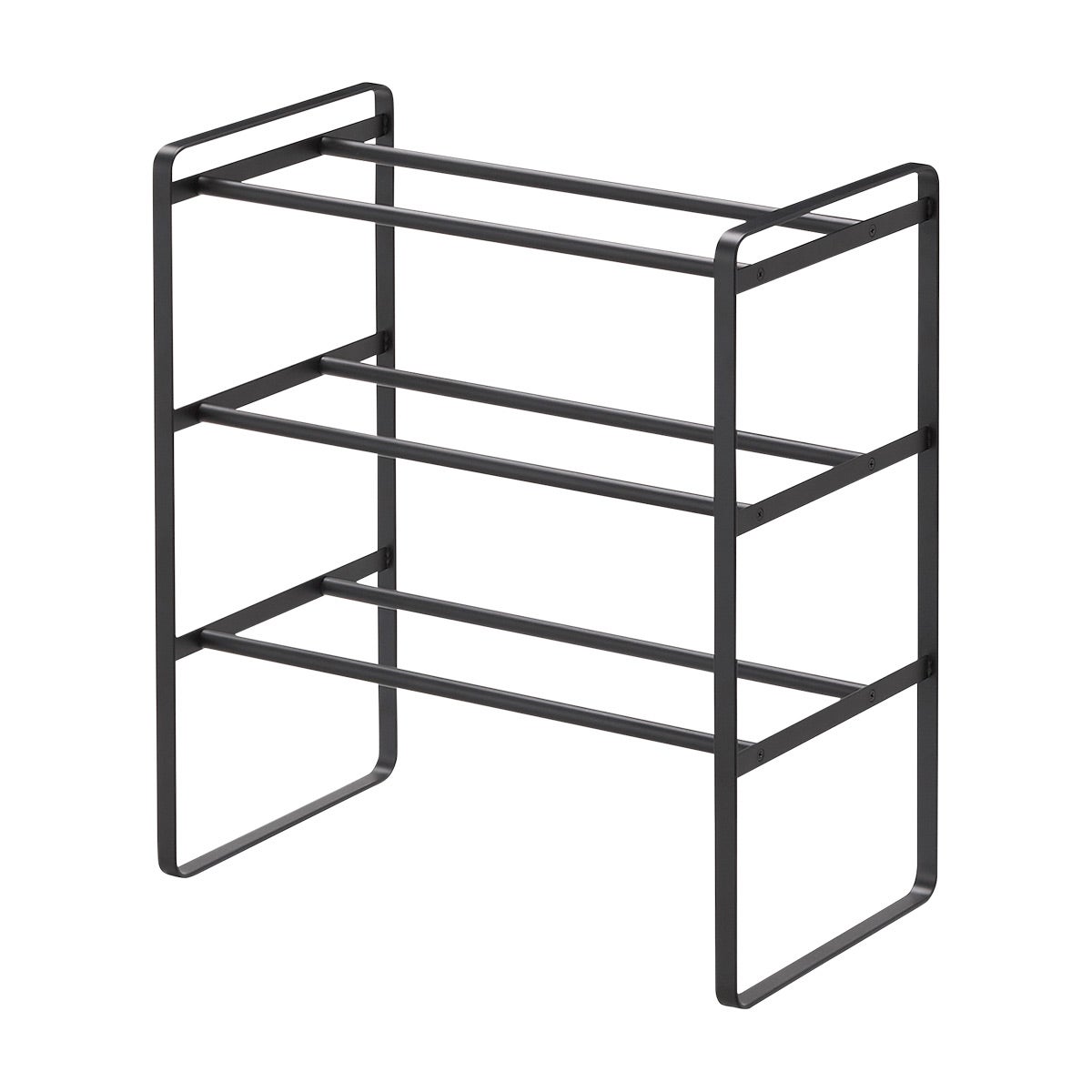 Yamazaki Home 3-Tier Shoe Rack (18 H) Black